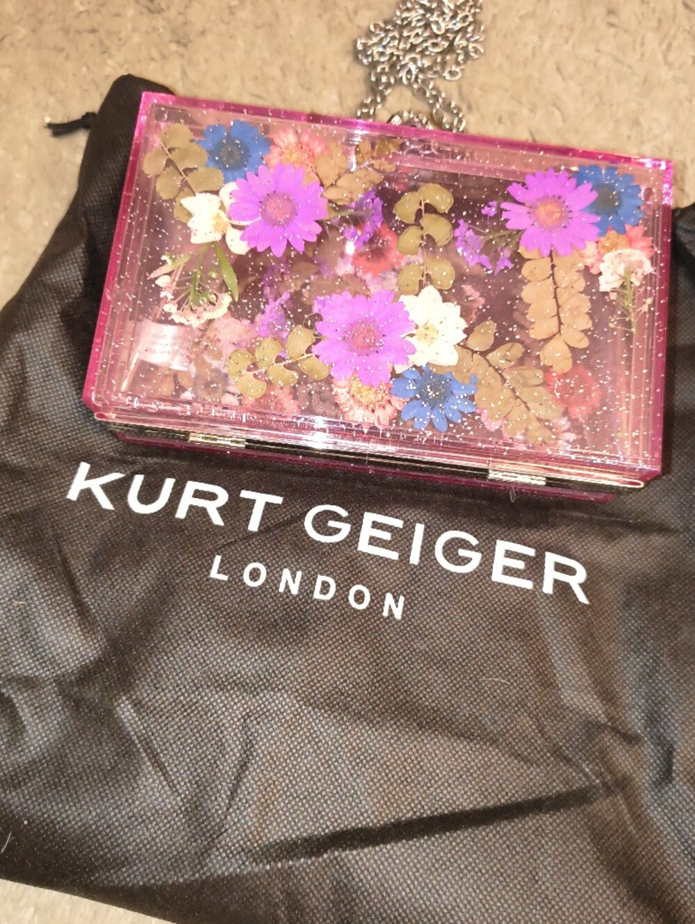 Kurt Geiger London Flower Box Clutch